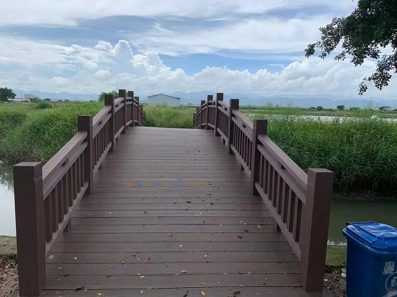 戶外濕地綠地公園塑木地板